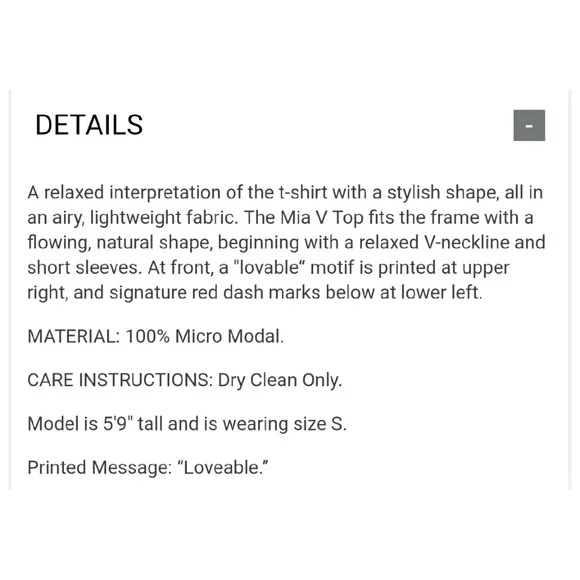 - Peace Love World "loveable" SS shirt - Picture 4 of 4